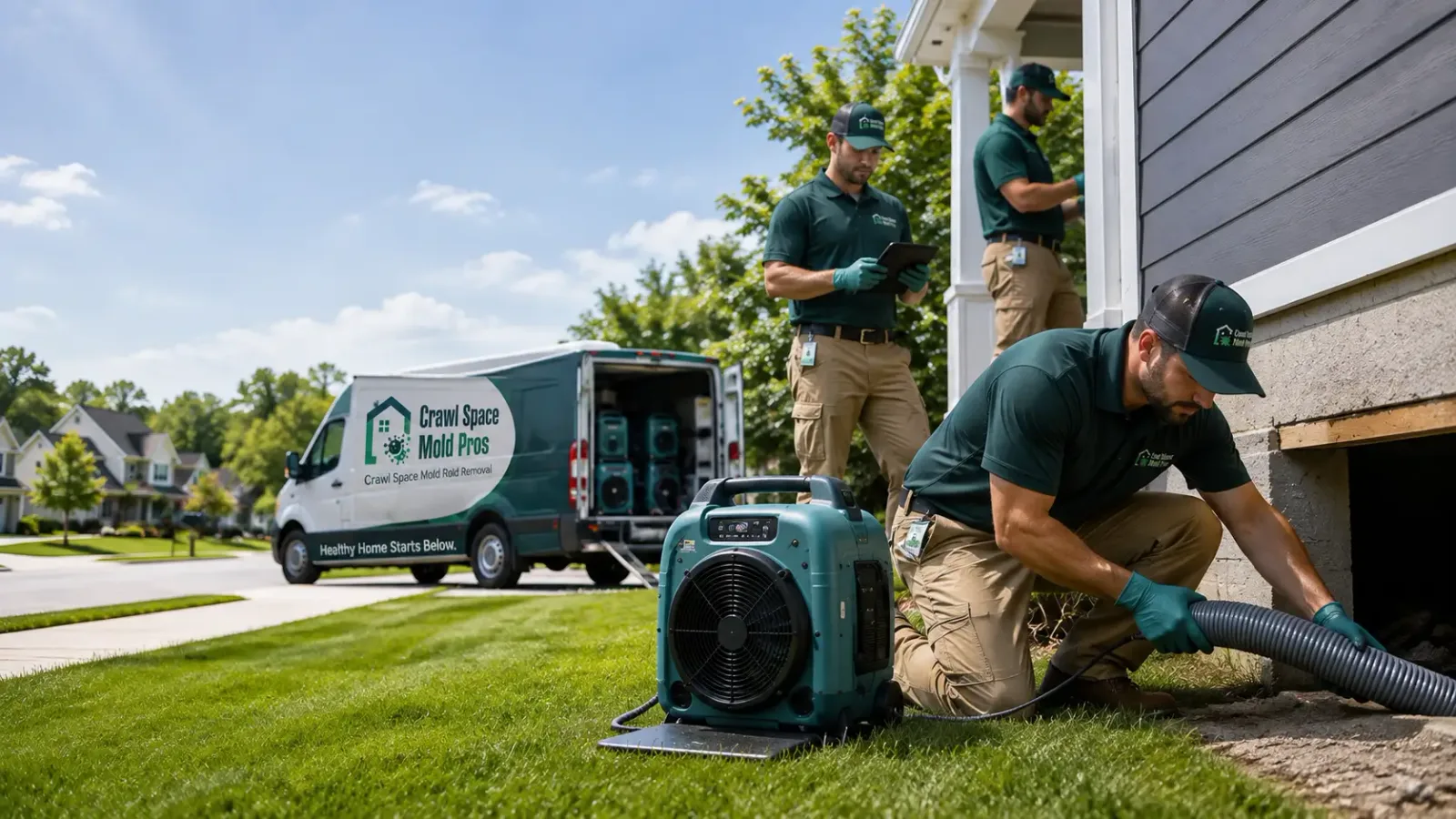 Crawl Space Mold Removal in Rinard, IL